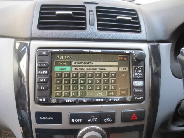 Русификация Toyota Ipsum